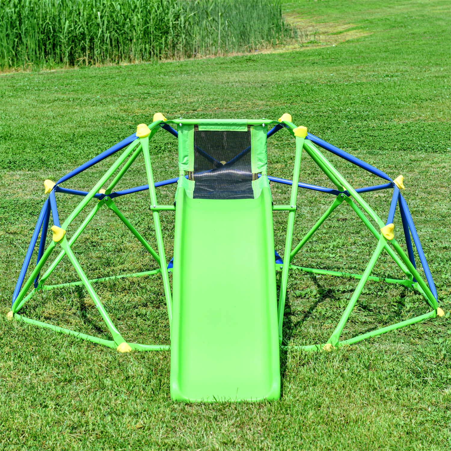 CIPACHO 101" Kids Climbing Dome Tower, Rust & UV Resistant Steel, Children's Outdoor Games, Green