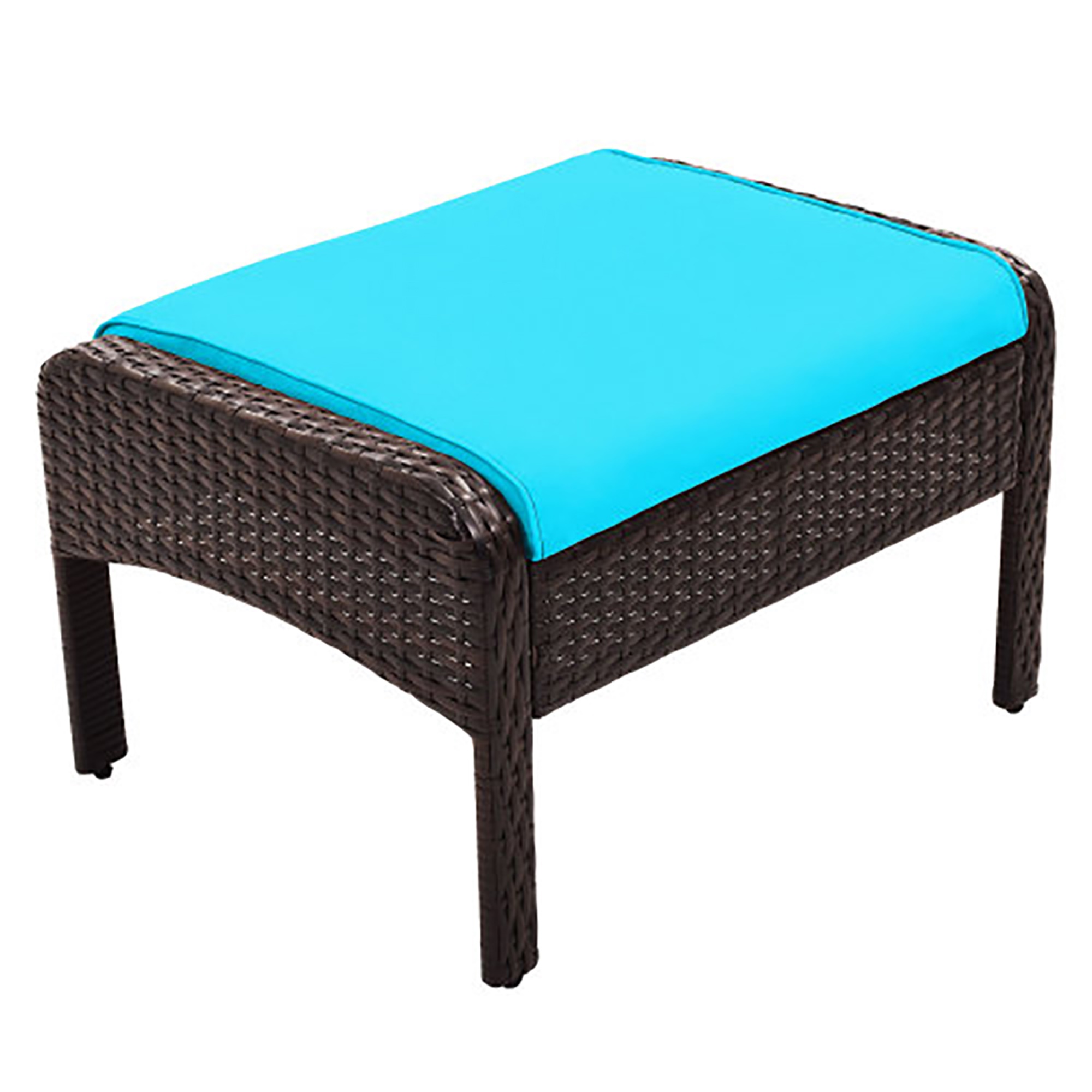 Kepooman 6 Piece All Weather Wicker PE Rattan Patio Outdoor Dining Conversation Set Sofa Set with Coffee Table, Sofa, Ottoman, Removable Cushions for Garden, Backyard, Porch, Poolside Kepooman 6 Piece All Weather Wicker PE Rattan Patio Outdoor Dining Conversation Set Sofa Set with Coffee Table, Sofa, Ottoman, Removable Cushions for Garden, Backyard, Porch, Poolside