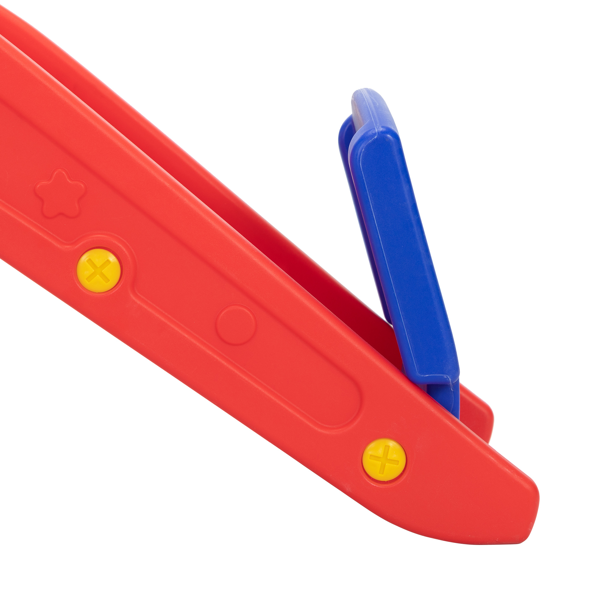 Kepooman 3 in 1 Toddler Slide Kids Slide, 45.3" Dolphins Play Slide for Outdoor and Indoor, Play Slide with Basketball Hoop, Ball and Ladder, Red and Blue Kepooman 3 in 1 Toddler Slide Kids Slide, 45.3" Dolphins Play Slide for Outdoor and Indoor, Play Slide with Basketball Hoop, Ball and Ladder, Red and Blue