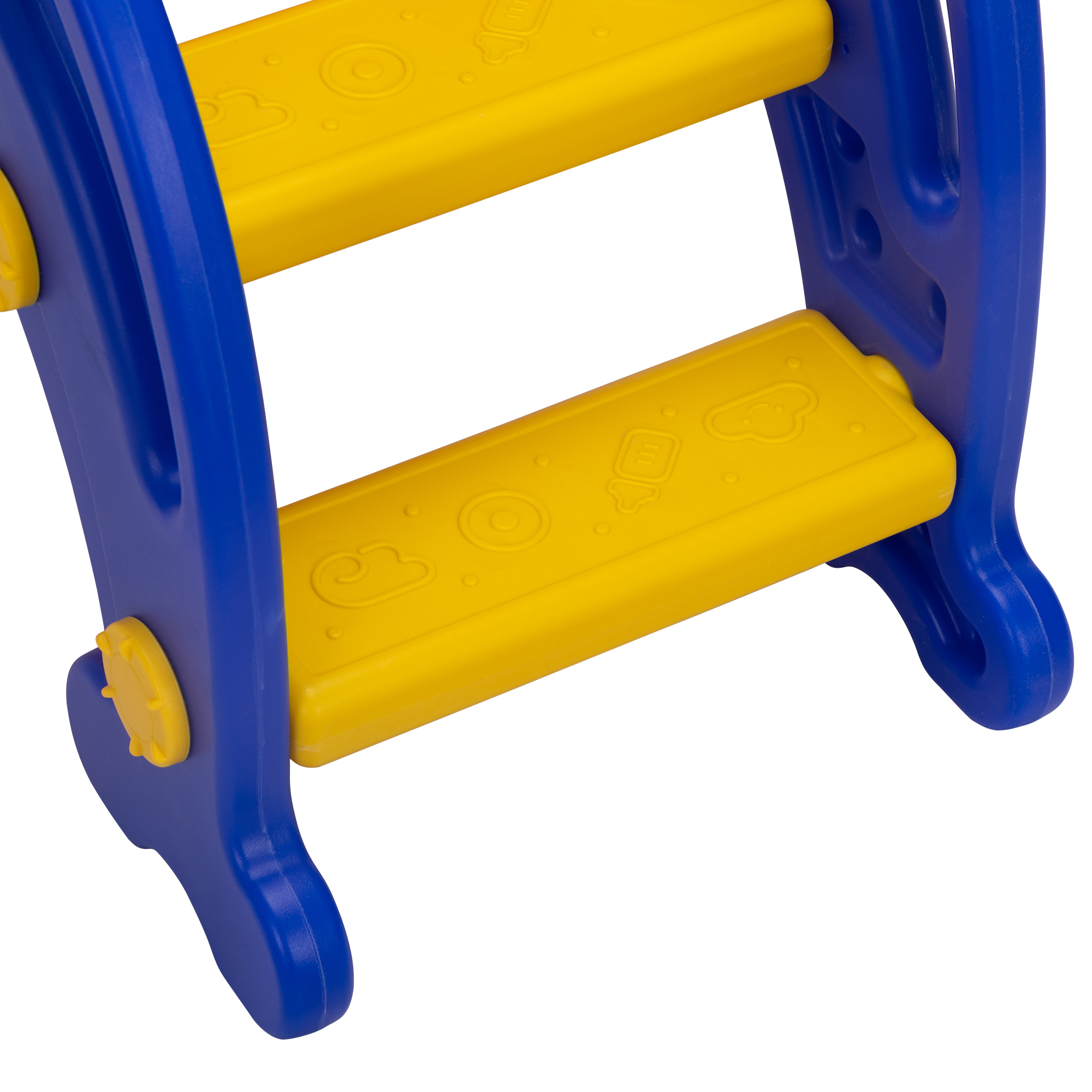 Kepooman 3 in 1 Toddler Slide Kids Slide, 45.3" Dolphins Play Slide for Outdoor and Indoor, Play Slide with Basketball Hoop, Ball and Ladder, Red and Blue Kepooman 3 in 1 Toddler Slide Kids Slide, 45.3" Dolphins Play Slide for Outdoor and Indoor, Play Slide with Basketball Hoop, Ball and Ladder, Red and Blue