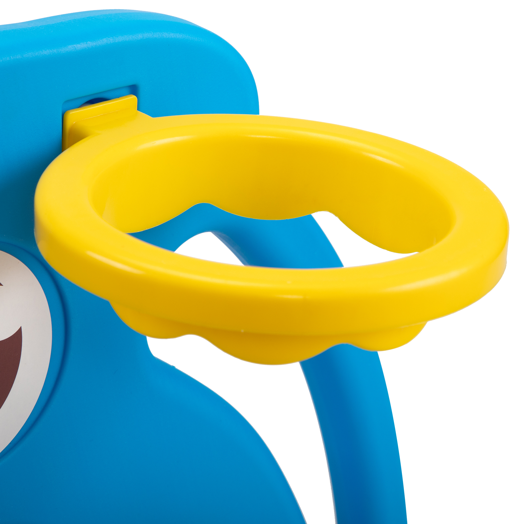 Kepooman 3 in 1 Toddler Slide Kids Slide, 45.3" Dolphins Play Slide for Outdoor and Indoor, Play Slide with Basketball Hoop, Ball and Ladder, Blue Kepooman 3 in 1 Toddler Slide Kids Slide, 45.3" Dolphins Play Slide for Outdoor and Indoor, Play Slide with Basketball Hoop, Ball and Ladder, Blue