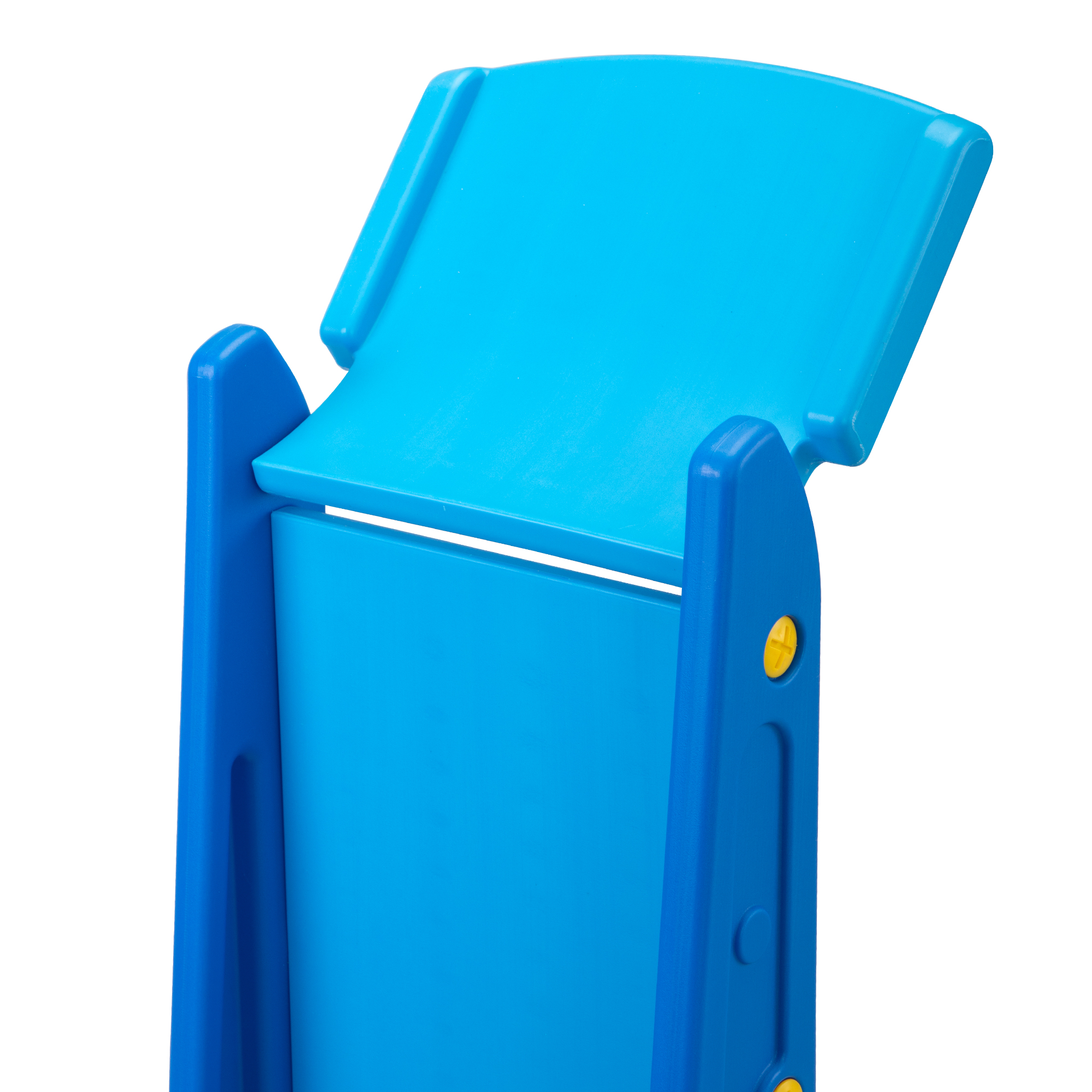 Kepooman 3 in 1 Toddler Slide Kids Slide, 45.3" Dolphins Play Slide for Outdoor and Indoor, Play Slide with Basketball Hoop, Ball and Ladder, Blue Kepooman 3 in 1 Toddler Slide Kids Slide, 45.3" Dolphins Play Slide for Outdoor and Indoor, Play Slide with Basketball Hoop, Ball and Ladder, Blue