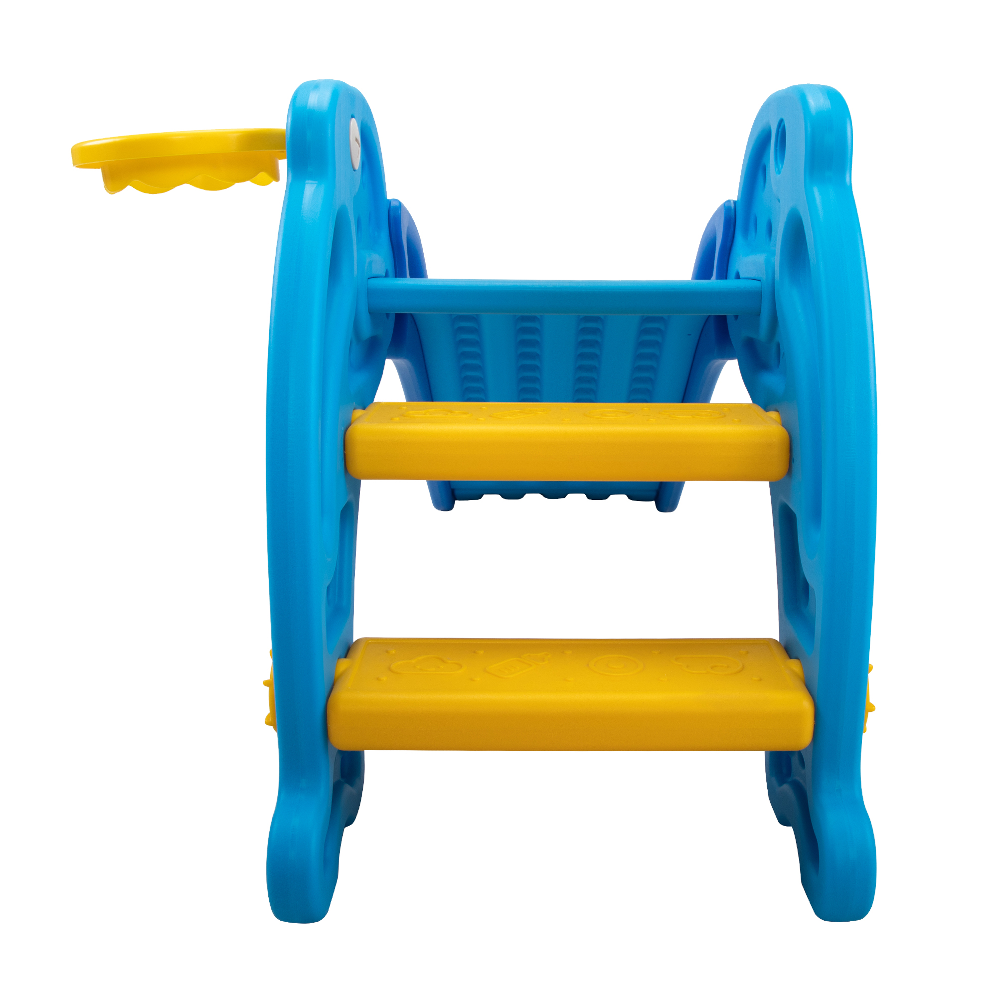 Kepooman 3 in 1 Toddler Slide Kids Slide, 45.3" Dolphins Play Slide for Outdoor and Indoor, Play Slide with Basketball Hoop, Ball and Ladder, Blue Kepooman 3 in 1 Toddler Slide Kids Slide, 45.3" Dolphins Play Slide for Outdoor and Indoor, Play Slide with Basketball Hoop, Ball and Ladder, Blue