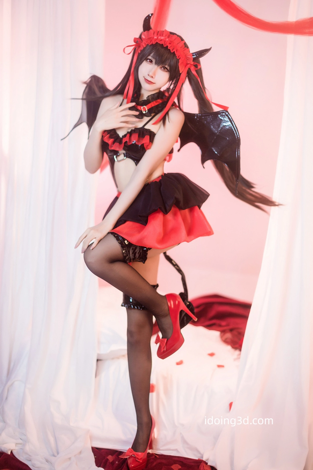 战旗飘扬！Momoko葵葵时崎狂三小恶魔，点燃热血次元烽火 美图赏析 第4张
