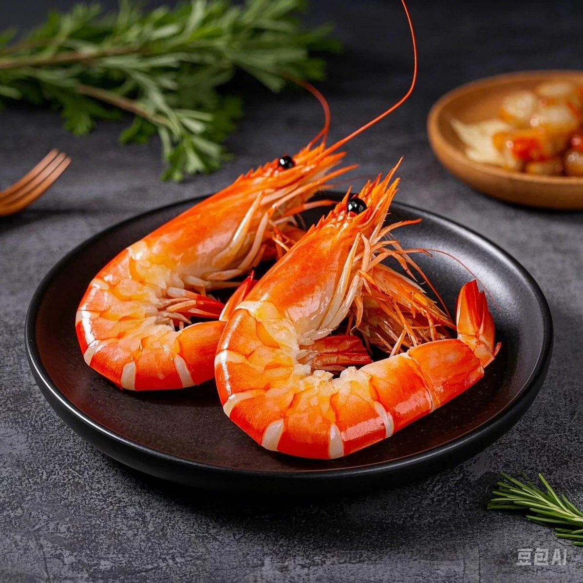 个头很大的金湾大海虾