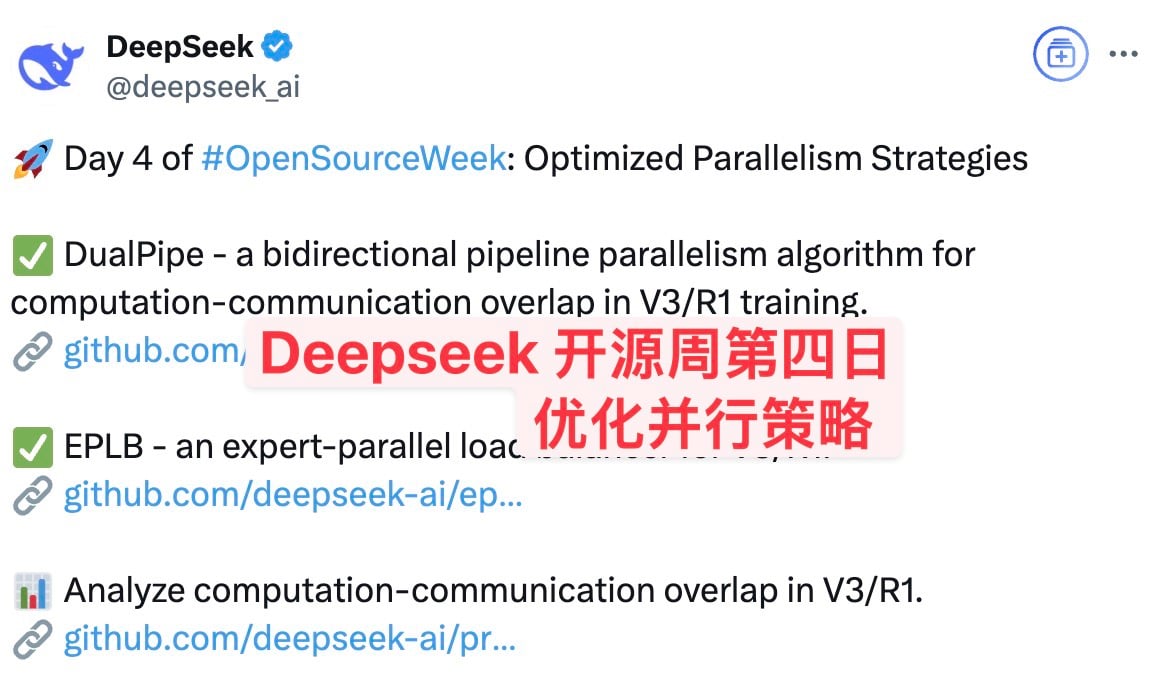 DeepSeek并行算法技术解析